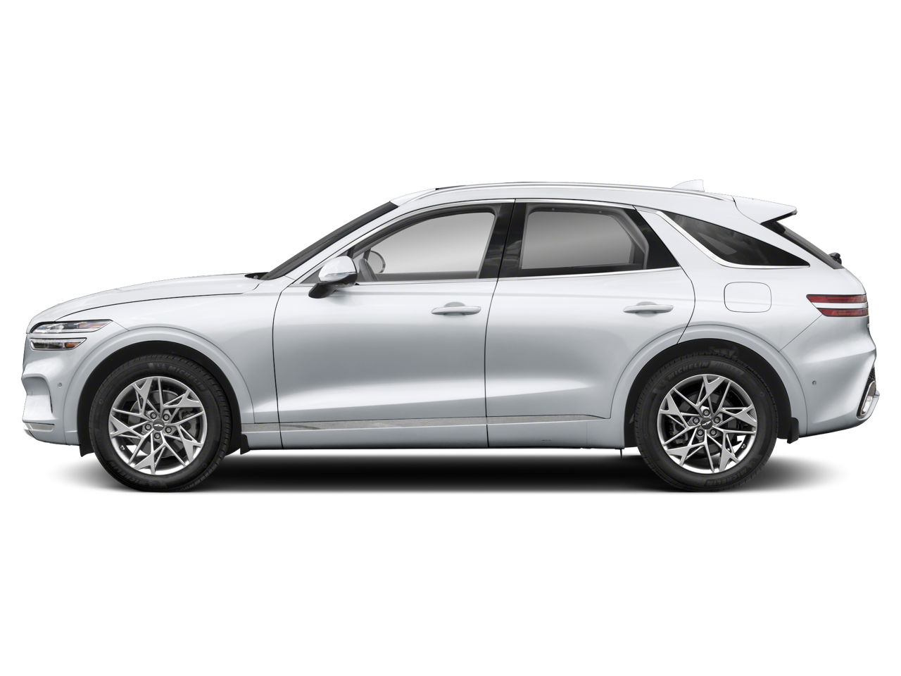 2022 Genesis GV70 — rear three-quarter view