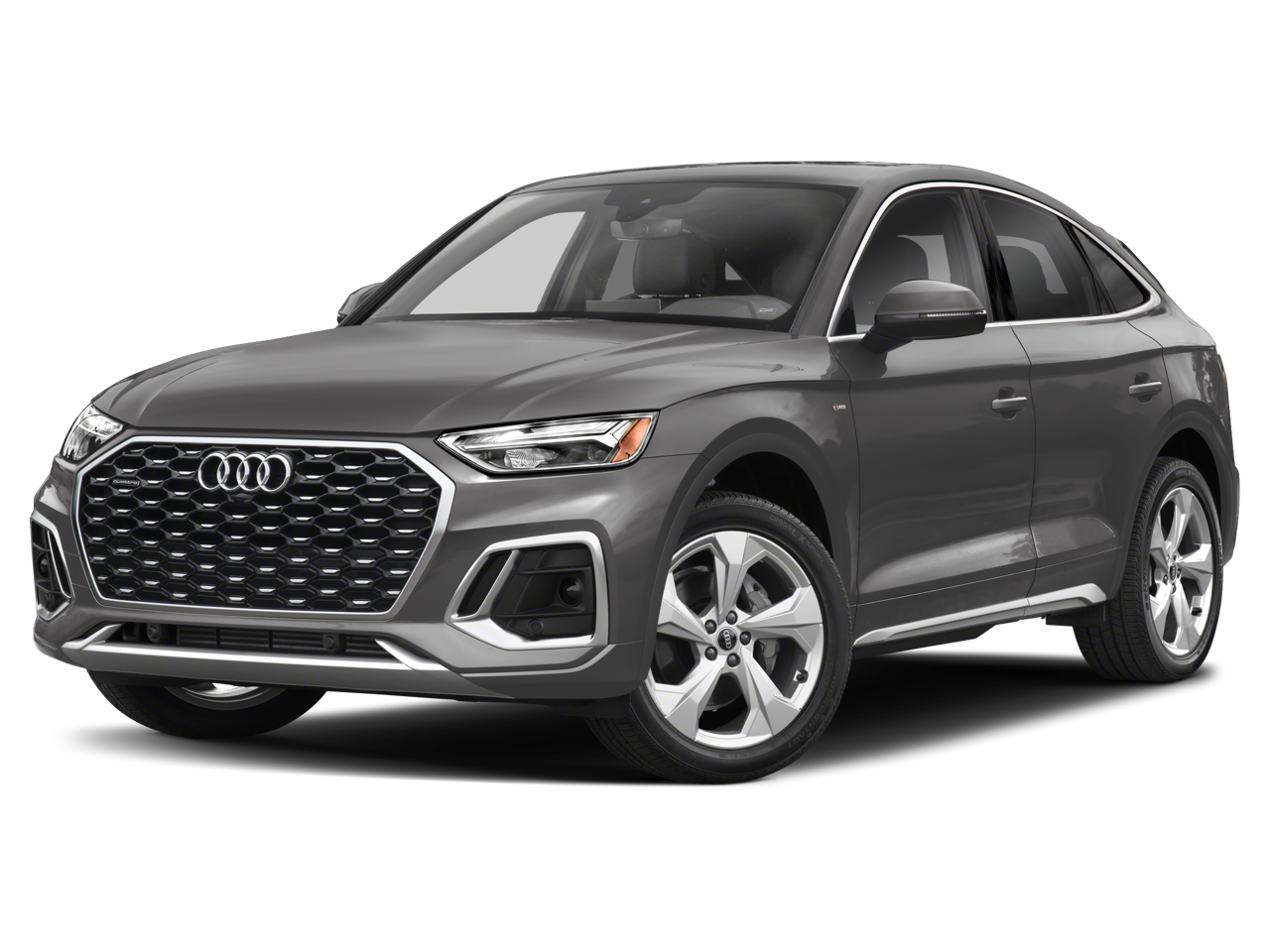 2023 Audi Q5 Sportback 45 S line Premium in White — front three-quarter view
