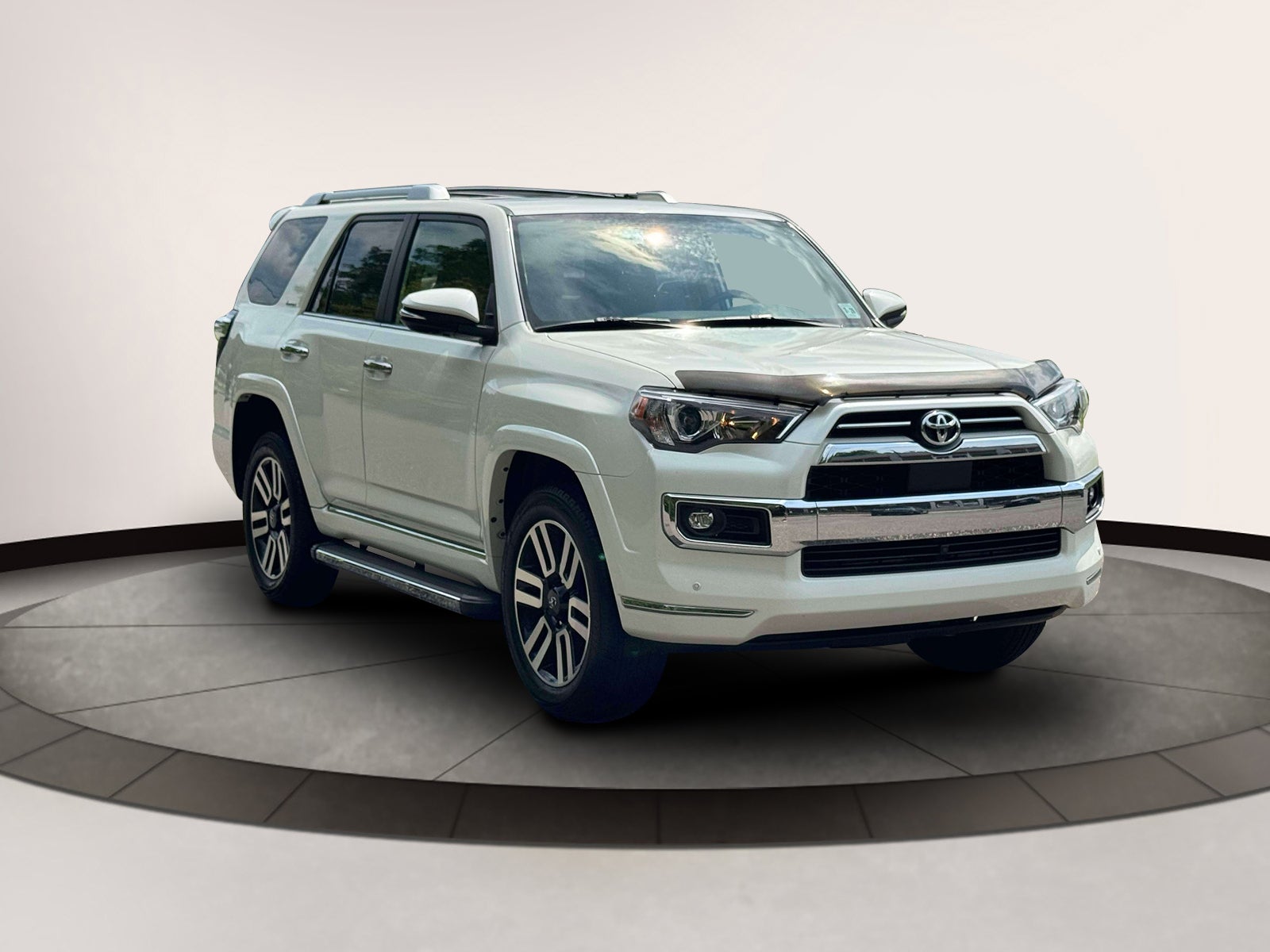 2023 Toyota 4Runner Limited 4WD (Natl) in White — front three-quarter view