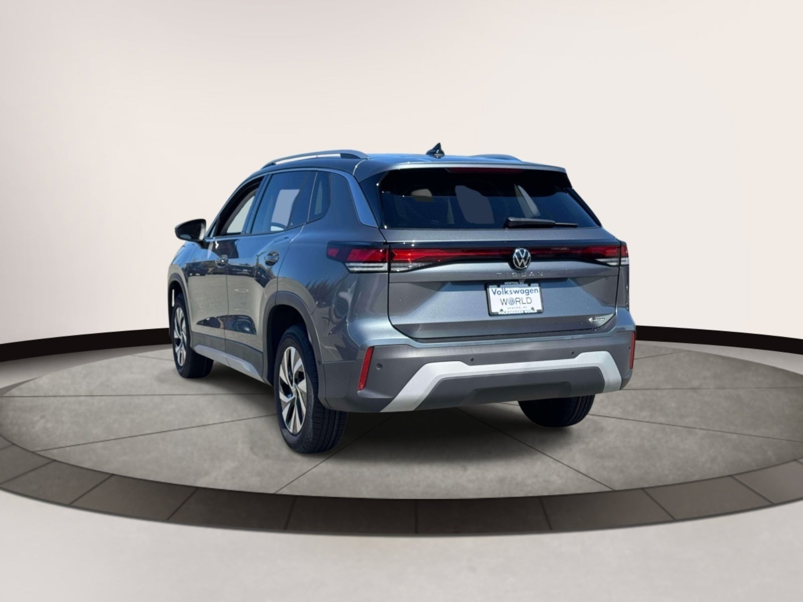 2026 Volkswagen Tiguan — rear three-quarter view
